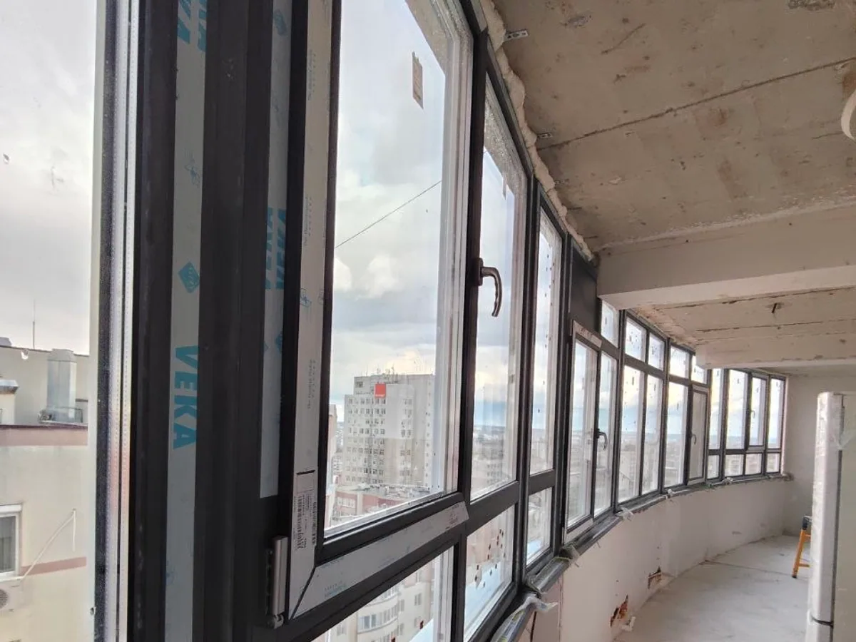 Bloc de balcon termopan PVC VEKA, fabrică proprie Grafitex Bălți