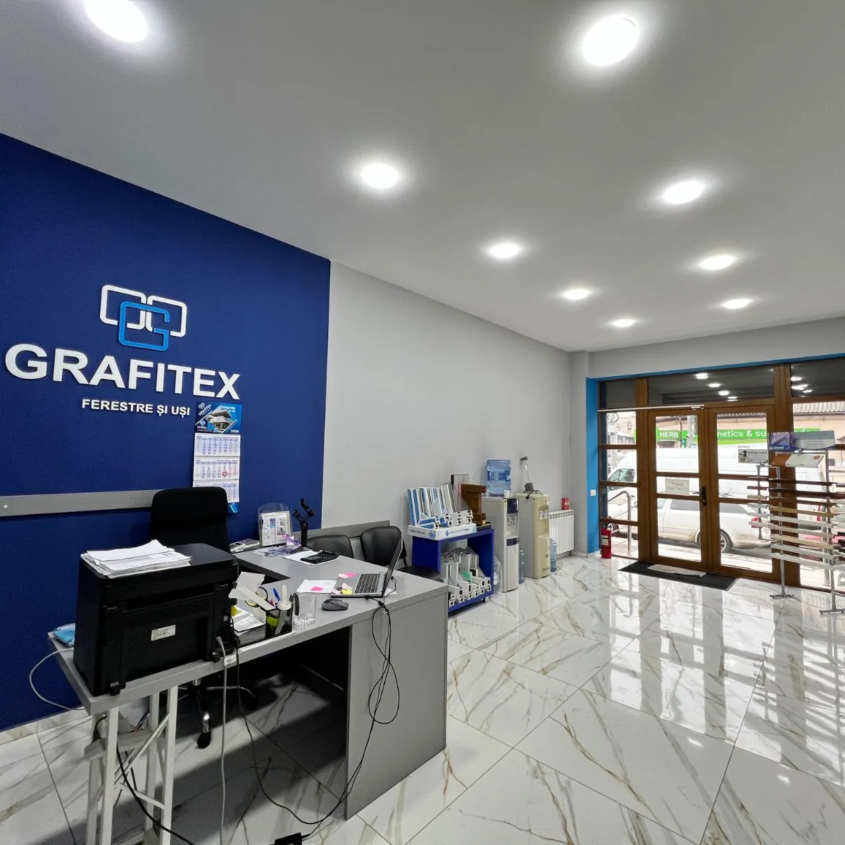 Interior showroom Grafitex Chișinău